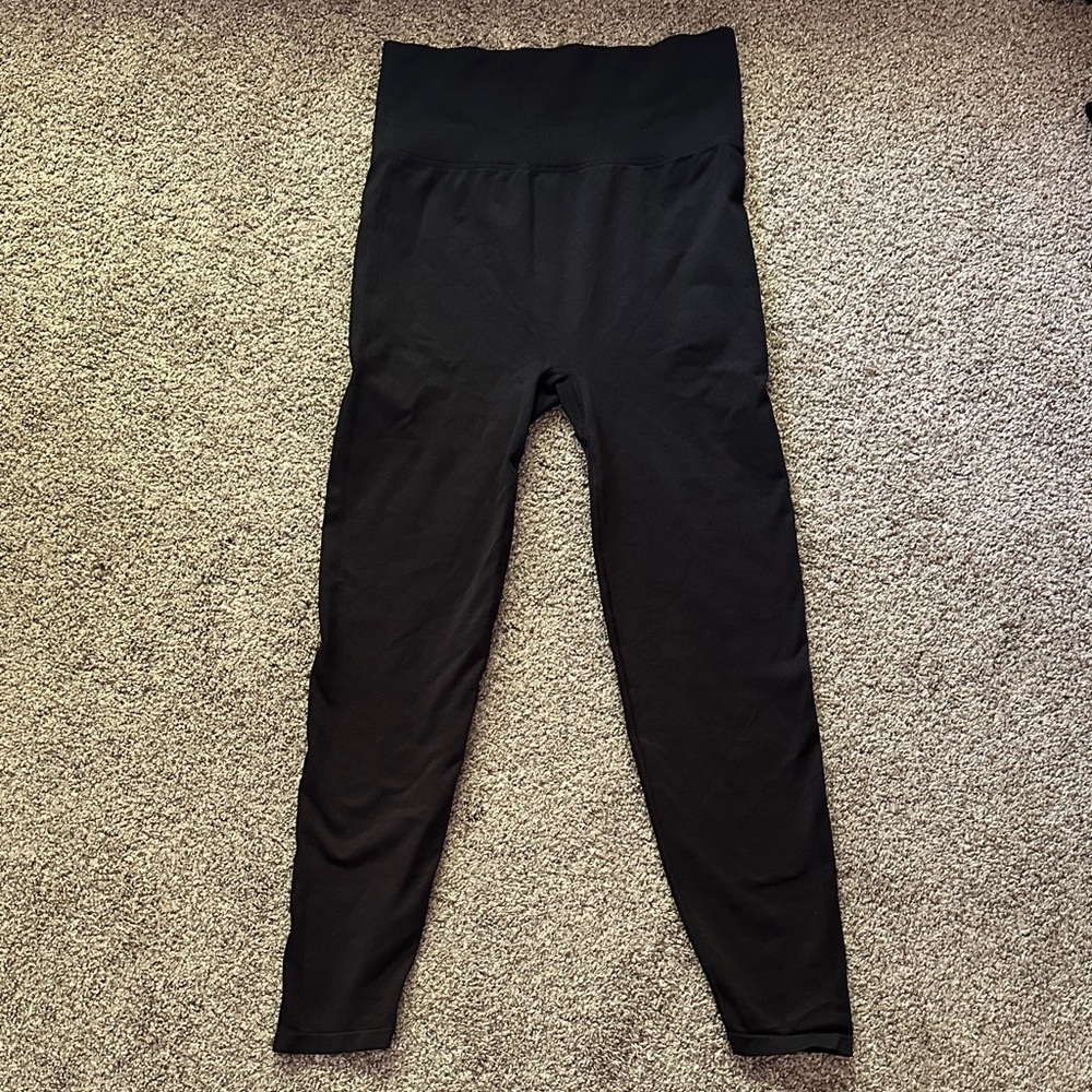 VS PINK Flip It Seamless Foldover Leggings - Size Large